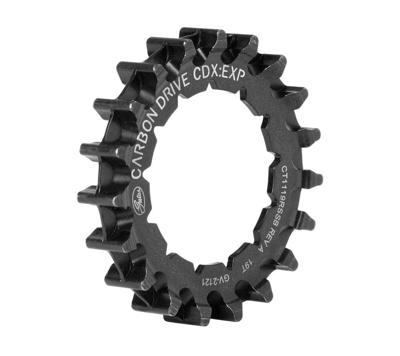 Gates sprocket CDX 19T Rohloff splined zwart