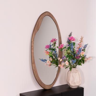 By-Boo Organische Spiegel 'Laban' Hout, 100 x 50cm