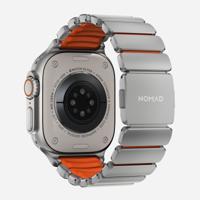 Nomad Stratos horlogeband natural hardware 45/46/49mm - Ultra Orange - thumbnail