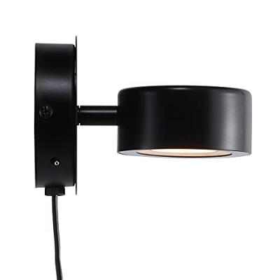 Nordlux Wandlamp Clyde Ø 10 cm 3 step dim zwart