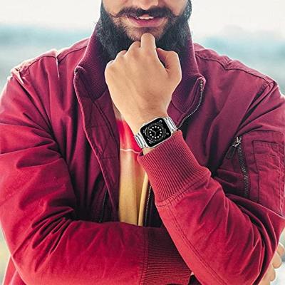 Titanium schakelband - Zilver - Geschikt voor Apple watch 44mm / 45mm / 46mm / 49mm Titanium schakelband - Zilver - Geschikt voor Apple watch 44mm / 45mm / 46mm / 49mm