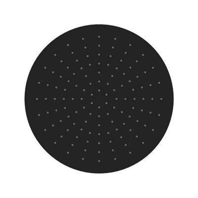 Wiesbaden luxe mess.hoofddouche rond 300 mmx8 mm mat-zwart Wiesbaden luxe mess.hoofddouche rond 300 mmx8 mm mat-zwart