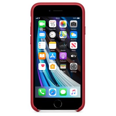 (PRODUCT) RED - Achterzijde behuizing voor mobiele telefoon - leer - rood - voor iPhone 7, 8, SE (2e generatie) (PRODUCT) RED - Achterzijde behuizing voor mobiele telefoon - leer - rood - voor iPhone 7, 8, SE (2e generatie)