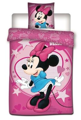 Disney Minnie Mouse Dekbedovertrek Stars - 140 x 200 cm - Polyester