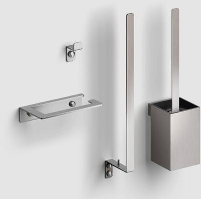 Clou Fold toilet accessoires 4-delig geborsteld rvs