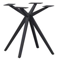 WOOOD Holland Kruispoot - Metaal - Zwart - 72x80x80 - thumbnail