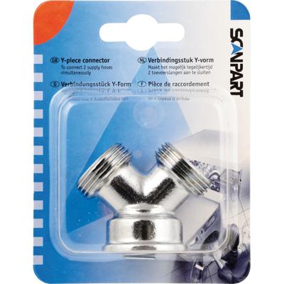 Scanpart 1132710002 Y-stuk Aanvoer 3/4 Inch Metaal