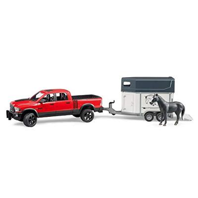 Bruder Dodge Ram 2500 Power Wagon met paardentrailer