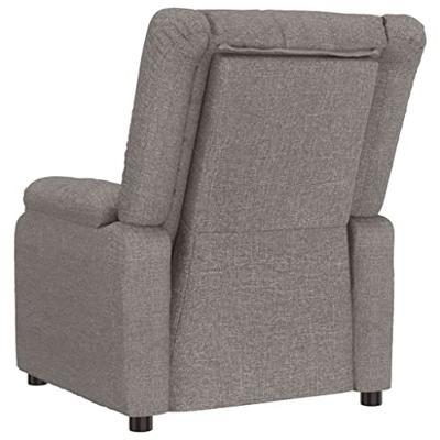 Fauteuil verstelbaar stof taupe Fauteuil verstelbaar stof taupe