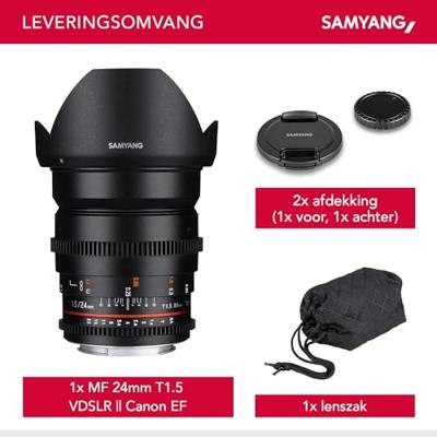 Samyang 24mm T1.5 ED AS IF UMC II Canon VDSLR - thumbnail