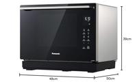Panasonic Kombi Dampfbackofen Magnetron Zwart 1000 W - thumbnail