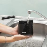 Xavax Afklopbak Knockbox Voor Geluidsarm Uitkloppen Slipvast Zwart - thumbnail