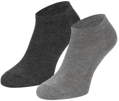Boru Bamboo 2 paar korte sneaker sokken - Aansluitend - comfort - lage sokken