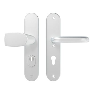 AXA 6668 Veiligheidsbeslag Oval Plus Wing-knop+kruk U-model PC72 anti-kerntrek F1 - 6668-49-91/72U