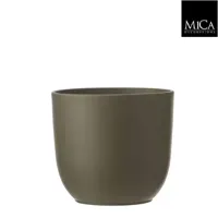 Mica Decorations tusca pot groen 20x19cm - thumbnail