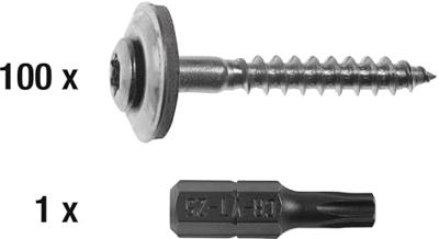 Connex Dichtingsschroef 4.5X35 Emmer 100St - B30165