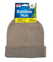 Lucovitaal Bamboe Muts Beige - thumbnail