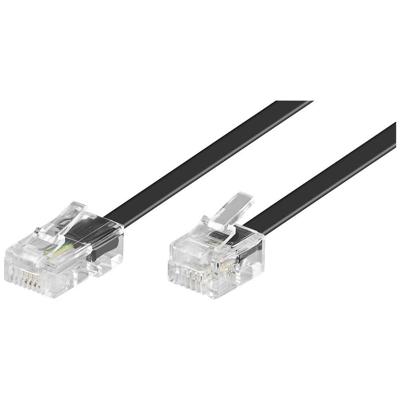 Goobay ISDN Kabel [1x RJ45-stekker 8p4c - 1x RJ11-stekker 6p4c] 3 m Zwart