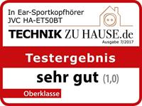 JVC HA-ET50BT-A-E, Bluetooth sport-hoofdtelefoon, blauw - thumbnail