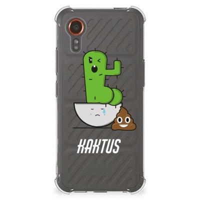 Samsung Galaxy Xcover 7 Stevig | Bumper Hoesje | Cactus Poo Samsung Galaxy Xcover 7 Stevig | Bumper Hoesje | Cactus Poo
