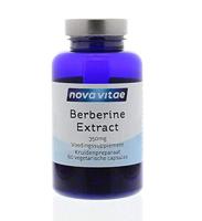 Nova Vitae Berberine HCI extract 350mg 60 Vegetarische capsules - thumbnail
