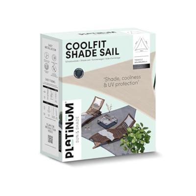 Platinum | Coolfit Schaduwdoek Driehoek 360 x 360 x 360 cm | Antraciet