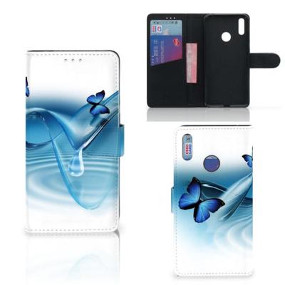 Huawei Y7 (2019) | Telefoonhoesje | Met pasjeshouder | Vlinders