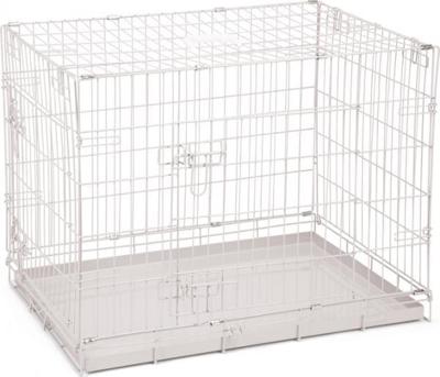 Beeztees 2deurs hondenbench grijs 78x55x61cm