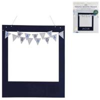 Ginger Ray fotobooth frame happy birthday blauw 72 cm | 5 stuks - thumbnail
