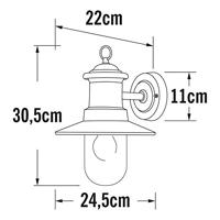 KonstSmide Landelijke muurlampNapoli - 7346-970 - thumbnail