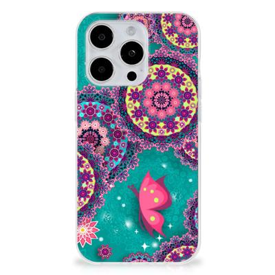 iPhone 15 Pro | Hoesje maken | Cirkels en Vlinders