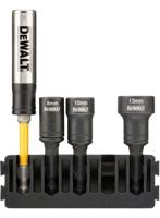 DeWalt Accessoires Houder + IMPACT magnetische zeskantdoppen (reinigbaar) | 5 stuks | 8 mm, 10 mm, 13 mm + Flextorq schroefgeleider - DT70827-QZ - thumbnail