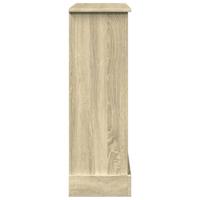 Haardombouw 90x30x90 cm bewerkt hout sonoma eikenkleurig - thumbnail