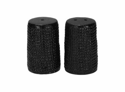 JENS Living Wafel Peper & Zout Set - Keramiek - Zwart