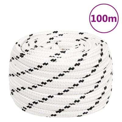 VidaXL Werktouw 16 mm 100 m polyester wit VidaXL Werktouw 16 mm 100 m polyester wit
