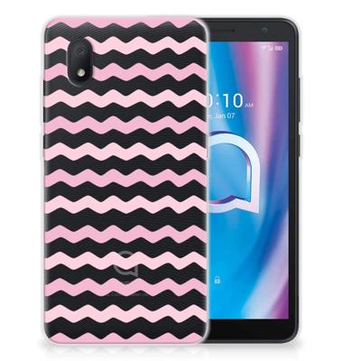 Alcatel 1B (2020) | TPU bumper | Waves Roze