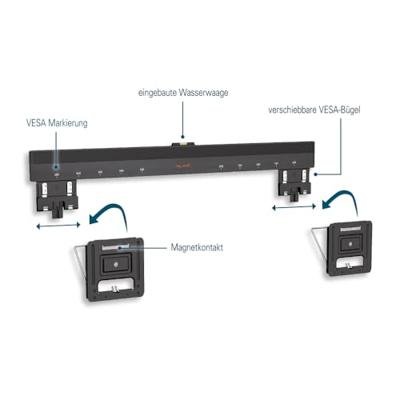 My Wall HE7-1L TV-beugel Geïntegreerde waterpas 94,0 cm (37) - 203,2 cm (80) Vast