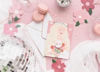 Taarttoppers Bloemen Mix Set (8 st) - thumbnail