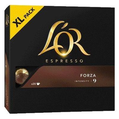 Koffiecups L&apos;Or espresso Forza 20 stuks