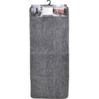 XL Anti Slip Badkamermat - Micro Vezel - Badmat/Douchemat - Grijs - 50x120CM - Antislip Vloerkleed Mat voor in Badkamer/Toilet/WC - Badkamer - thumbnail