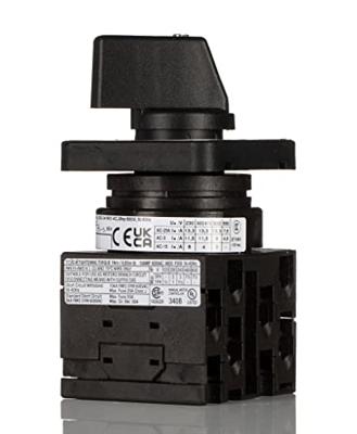 Eaton T0-3-8222/E Nokkenschakelaar 20 A 690 V 1 x 90 ° Grijs, Zwart 1 stuk(s)