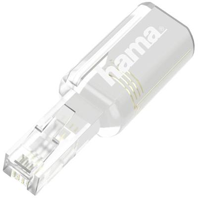 Hama 00201126 Anti-Twist-Adapter transparent/weiß