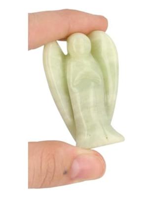 Jade Serpentijn Staande Engel Zelfliefde Hartchakra Reinigende Werking