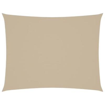 Zonnescherm rechthoekig 3x4,5 m oxford stof beige