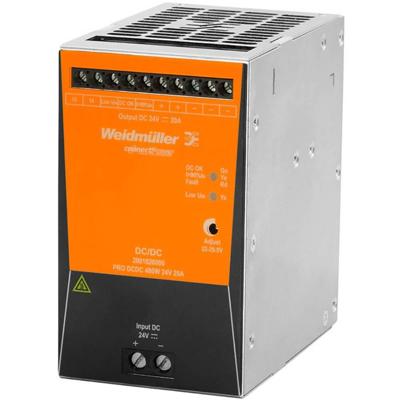Weidmüller 2001820000 DC/DC-converter 24 V/DC 20 A 480 W Aantal uitgangen:1 x Inhoud 1 stuk(s) Weidmüller 2001820000 DC/DC-converter 24 V/DC 20 A 480 W Aantal uitgangen:1 x Inhoud 1 stuk(s)