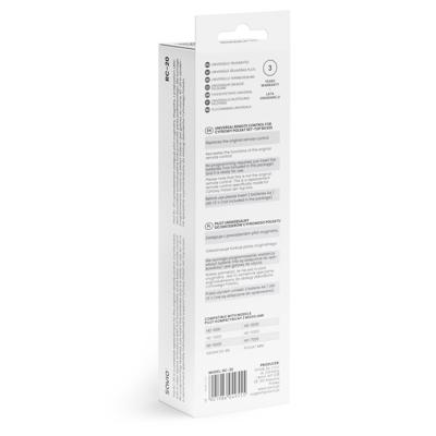 Savio RC-20 afstandsbediening IR Draadloos DTV, TV Drukknopen