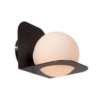 Lucide DAVY - Wandlamp Badkamer - 1xG9 - IP44 - Zwart - thumbnail