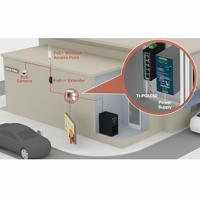 TRENDnet TI-PGLC50 5-poorts Gigabit PoE+ industriële DIN-rail Mini Switch - thumbnail