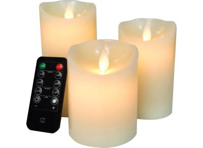 FlinQ Oplaadbare Kaarsenset - Paraffine - Set van 3 Kaarsen - Oplaadbaar FlinQ Oplaadbare Kaarsenset - Paraffine - Set van 3 Kaarsen - Oplaadbaar