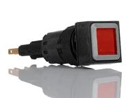 Eaton 088537 Q18LT-RT/WB Druktoets Rood 1 stuk(s) - thumbnail